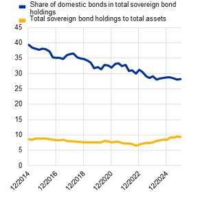 Euro area banks’ sovereign bond holdings